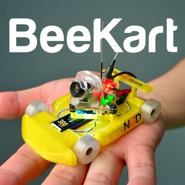 BeeKart AcroBee65 Brushed Car Conversion Kit (3D Printing Files Only) - NewBeeDrone
