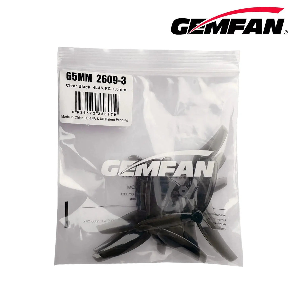 Gemfan 2609 PC 3 Blade Propeller 65mm PC – Drone Soccer & FPV
