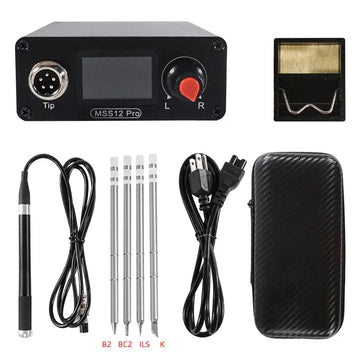 SEQURE MSS12 Pro soldering station with (T12-B2+T12 -BC2+T12 -ILS+T12 -K) tips US - NewBeeDrone