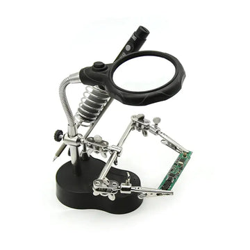 SEQURE PCB Welding Auxiliary Clamp with Lamp - NewBeeDrone