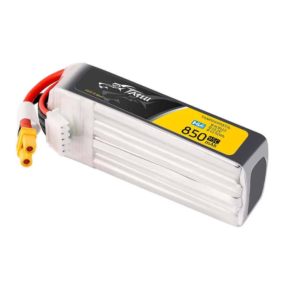 Tattu 4S LiPo Akku LiPo Batteries14.8V 1550mAh 75C mit XT60 Stecker für
