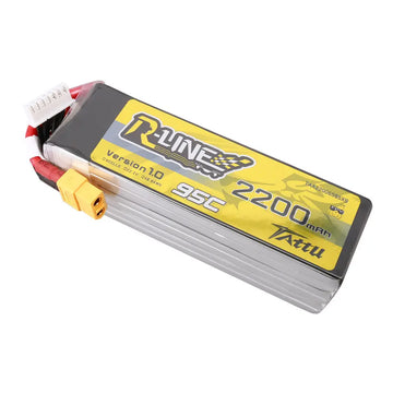 Tattu R-Line 22.2V 2200mah 6S 95C FPV Lipo Battery With XT60 Plug For 7" Quad - NewBeeDrone