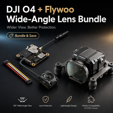 DJI O4 + Flywoo Wide-Angle Lens Bundle