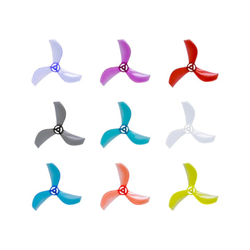 NewBeeDrone Azi (Tri Blade) Micro Propellers 31mm - 0.8mm Shaft (4CCW+4CW) - NewBeeDrone