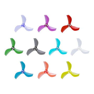 NewBeeDrone Azi (Tri Blade) Micro Propellers 31mm - 1.0mm Shaft (4CCW+4CW) - NewBeeDrone