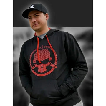 Rotor Riot Hoodie Black and Red - NewBeeDrone
