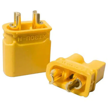 Amass XT30 Male/Female (Set of 5) Black/Yellow - NewBeeDrone