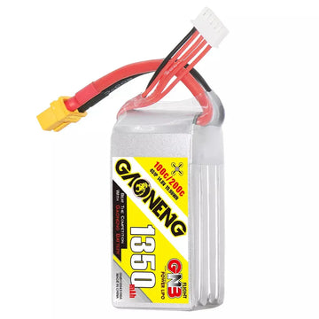 GNB 1350mAh 14.8v 4S 100C - XT60 Lipo Battery w/ Plastic Plate
