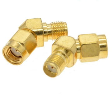 RP-SMA (Male) to SMA (Female) 45 degree connector