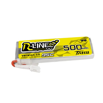 Tattu R-Line V1 500mAh 1s 95C LiPo Battery PH2.0
