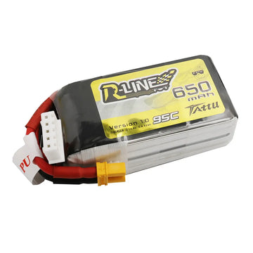 Tattu R-Line V4 650mAh 4s 95C LiPo Battery