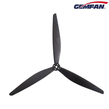 Gemfan 1310 Black 1L1R 13X10 3-Blade