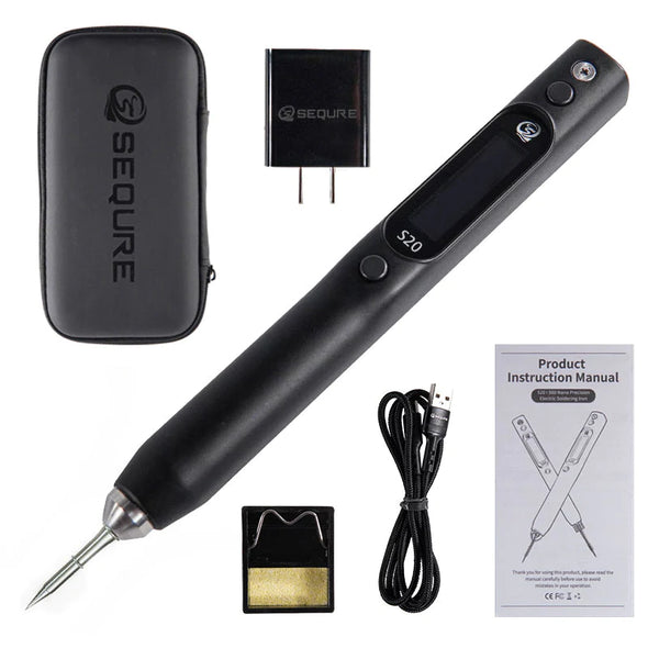 SEQURE S20 Nano Electric Soldering Iron with I tip US