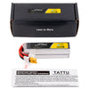 Tattu 650mAh 15.2V High Voltage 95C 4S1P Lipo Battery Pack with XT30 Plug - Long Pack