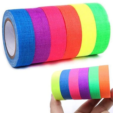 NewBeeDrone Colorful UV Fabric Tape - 6-Pack for FPV Drones