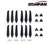 Gemfan F9046 3 lames pliables en fibre de verre et nylon - Noir (non assemblé)