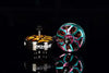 Rcinpower GTS V3 2104 1800KV/3000KV M2 Mount Motor Gunmetal and Gold - Teal Blue and Pink