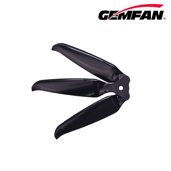 Gemfan F7036 3 lames pliables en fibre de verre et nylon - Noir (non assemblé)