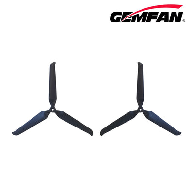 Gemfan F1051 3 lames pliables en fibre de verre et nylon - Noir (non assemblé)