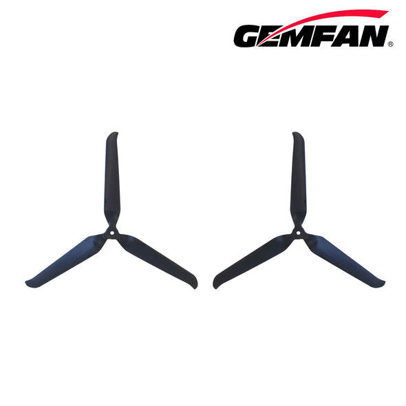 Gemfan F1051 折疊 3 刀片玻璃纖維尼龍 - 黑色（未組裝）