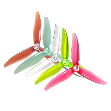 Gemfan Hurricane MCK ReV3 51366 5128-3 / 5.1" Tri-Blade FPV Drone Props (4 Pack) - NewBeeDrone