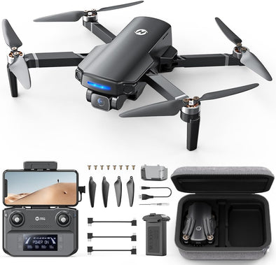 [pre-order]Holy Stone GPS Drone with 4K UHD Camera for Adults Beginner; HS360S 249g Foldable FPV RC Quadcopter with 10000 Feet Control Range, Brushless Motor, Follow Me, Smart Return Home, 5G Transmission