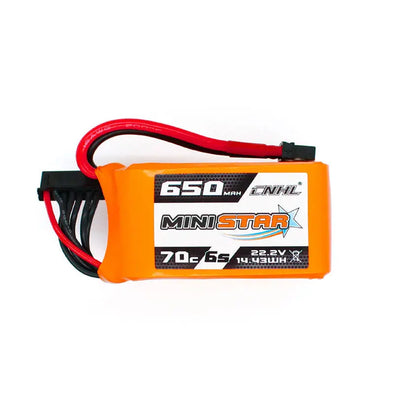 CNHL ministar 650mah 22.2v 6s 70c lipo battery with xt30 plug - NewBeeDrone