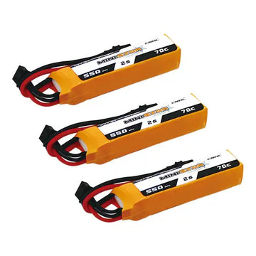 CNHL ministar hv 550mah 7.6v 2s 70c lipo battery with xt30 plug(3packs) - NewBeeDrone
