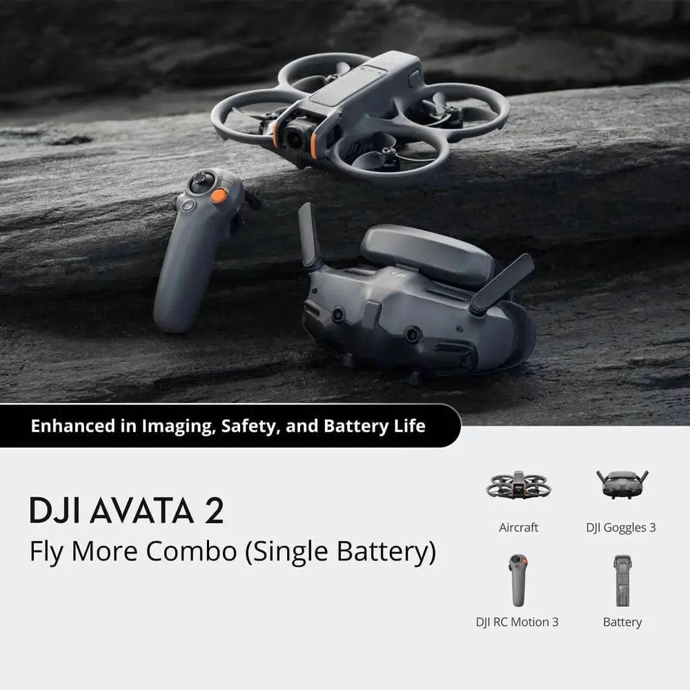 DJI Avata 2 Fly More Combo (Three Batteries) - NewBeeDrone