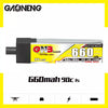 GNB 1S 3.8V HV 660MAH 90C GNB27 Plastic Head LiPo Battery - NewBeeDrone