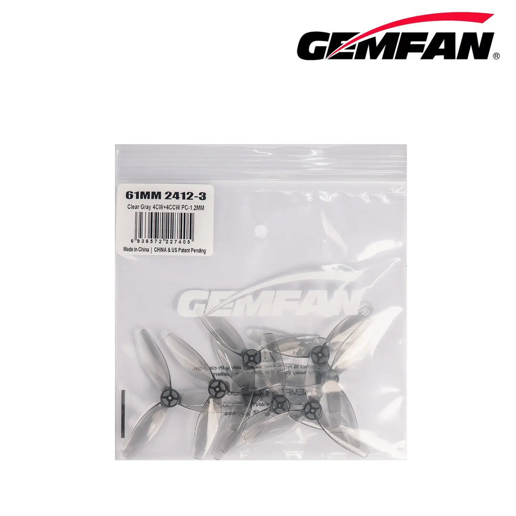 Gemfan 2412 Propeller 61mm PC 3 Blade 1.2mm Gemfan