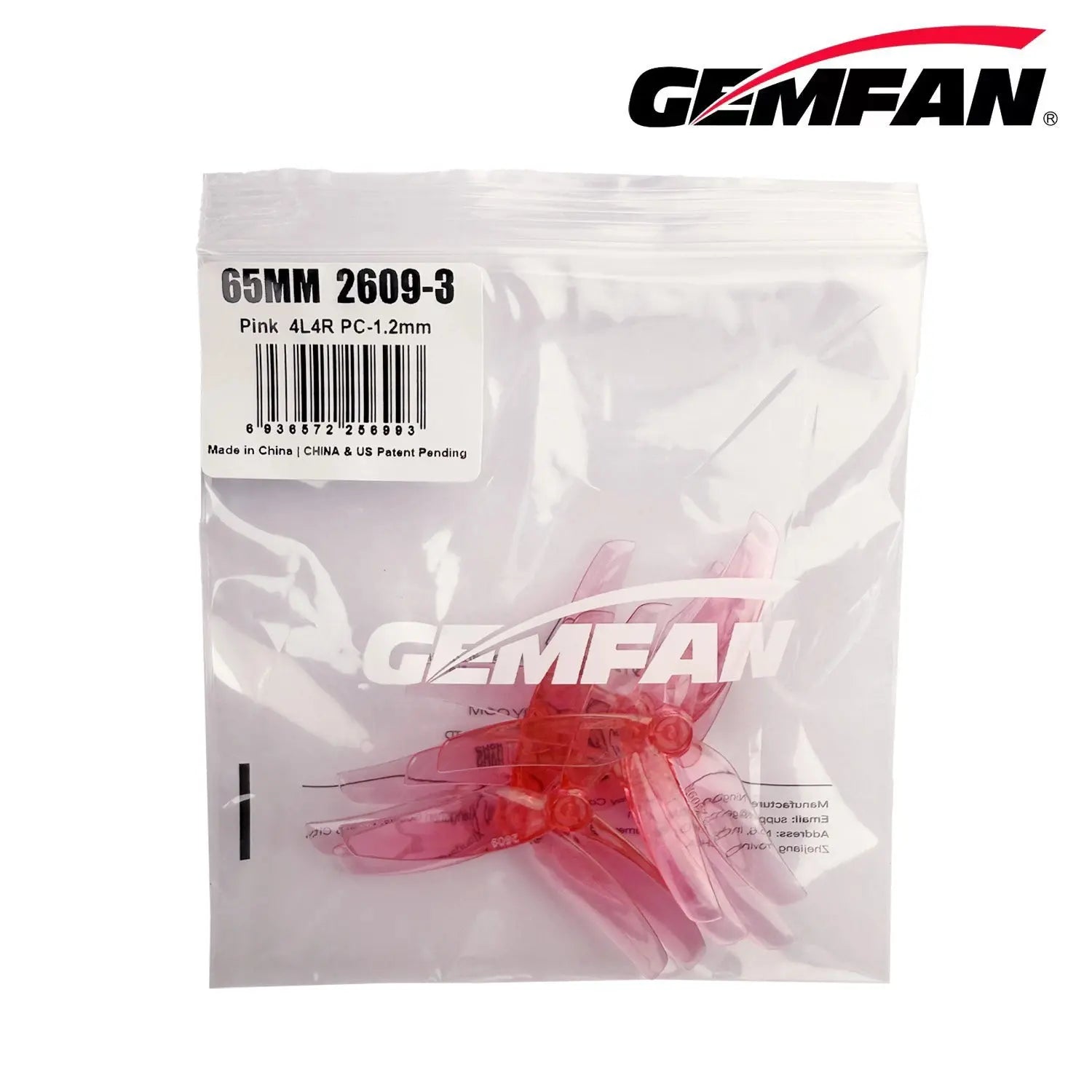 Gemfan 2609 PC 3 Blade Propeller 65mm PC – Drone Soccer & FPV Gemfan 2609 PC 3 Blade Propeller 65mm PC – Drone Soccer & FPV