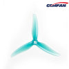 Gemfan Hurricane 51466 V2 Durable Tri-Blade 5" Prop 4 Pack Wave Blue