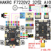 HAKRC F722 32-bit 50A AIO dual BEC 3-6S FPV - NewBeeDrone