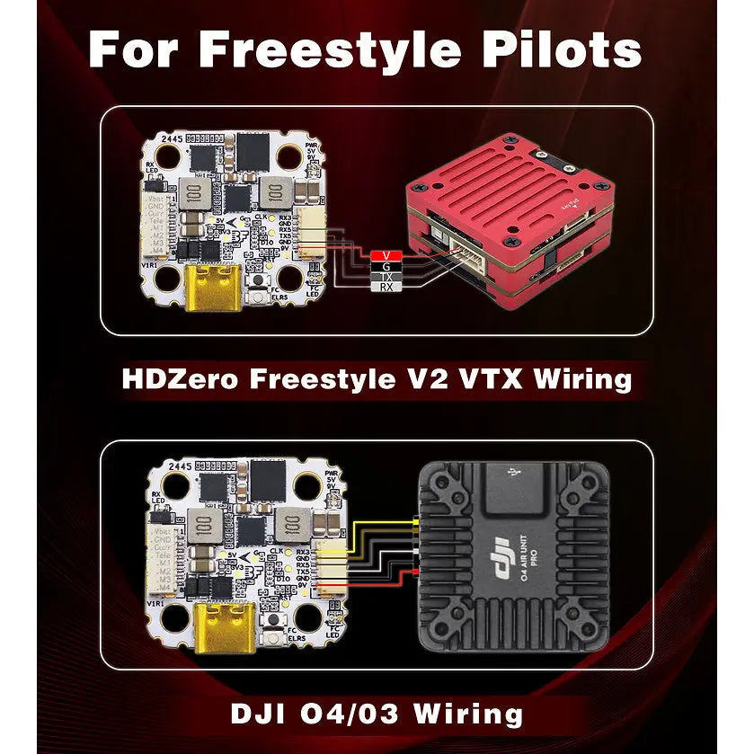 HDZero Halo Mini Flight Controller – H743, ELRS Gemini, Digital FPV ...