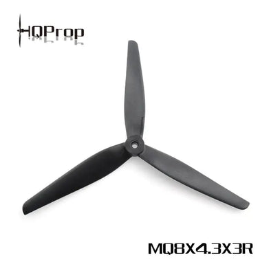 HQ MacroQuad Prop 8X4.3X3R(CW) Black-Glass Fiber Reinforced Nylon - NewBeeDrone