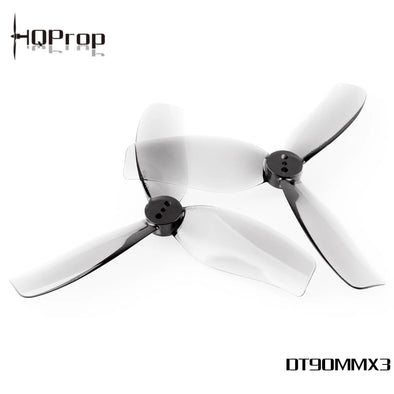 HQProp  Duct-T90MMX3 for Cinewhoop Grey (2CW+2CCW)-Poly Carbonate - NewBeeDrone