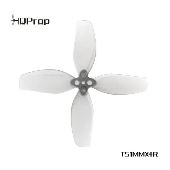 HQProp T51MMX4 Light Grey (2CW+2CCW)-Poly Carbonate - NewBeeDrone