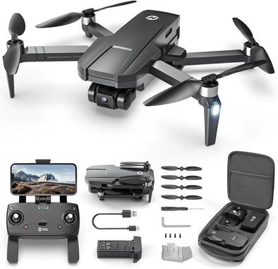 Holy Stone HS720R 3 Axis Gimbal GPS Drones with Camera for Adults 4K EIS; FPV RC Drone, Foldable Quadcopter with 10000 Feet Video Transmission Control Range, Brushless Motor, Follow Me, Auto Return - NewBeeDrone