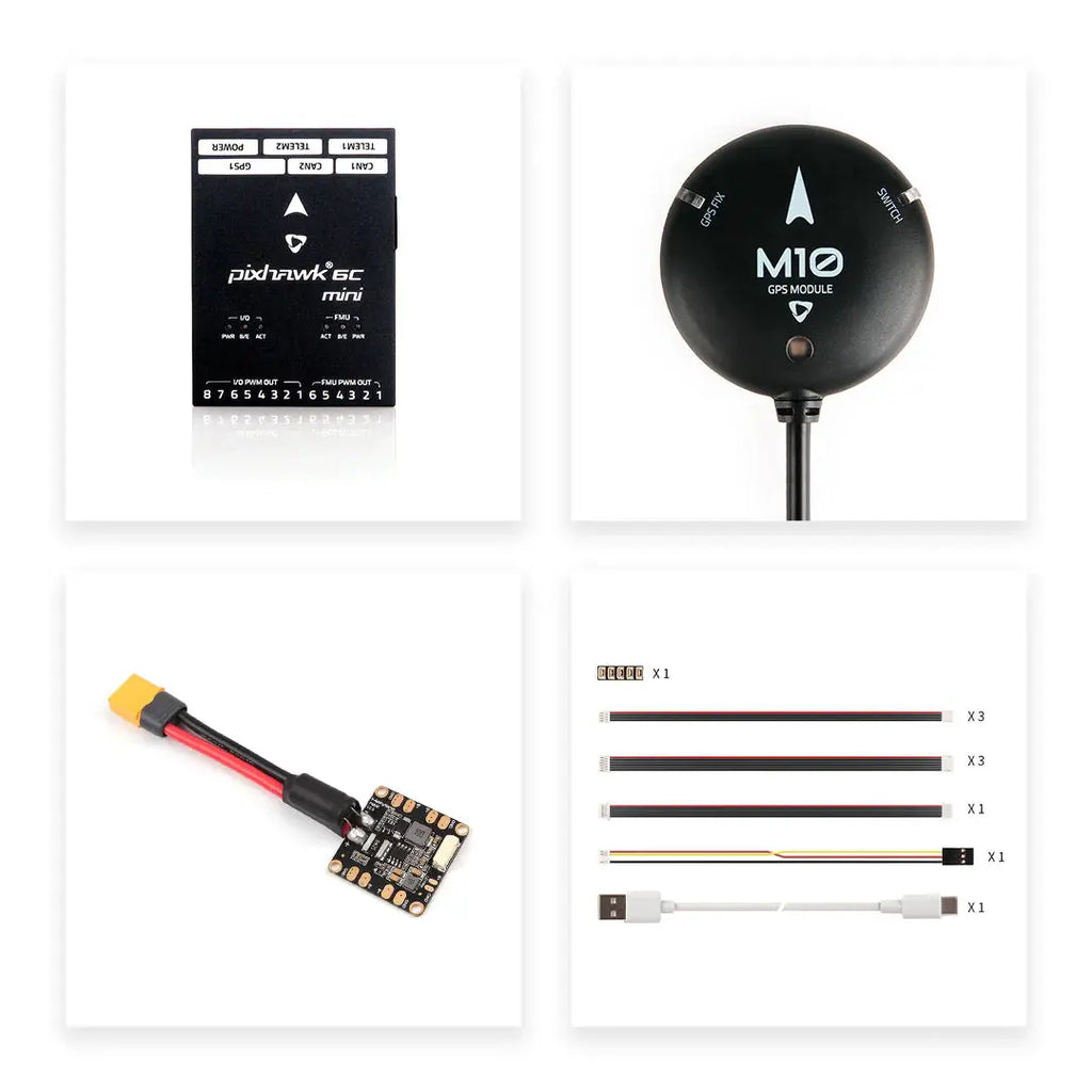 HOLYBRO Controller di volo Pixhawk 6C + modulo di potenza PM02 HOLYBRO Controller di volo Pixhawk 6C + modulo di potenza PM02