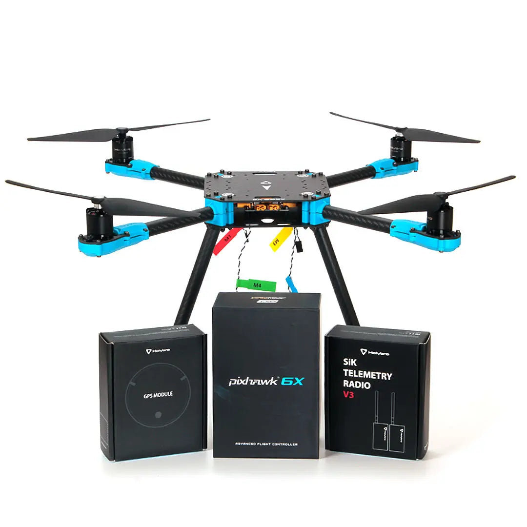 Holybro Holybro X500 V2 PX4 Full Development Kit - Pixhawk 6X (915MHz and ...