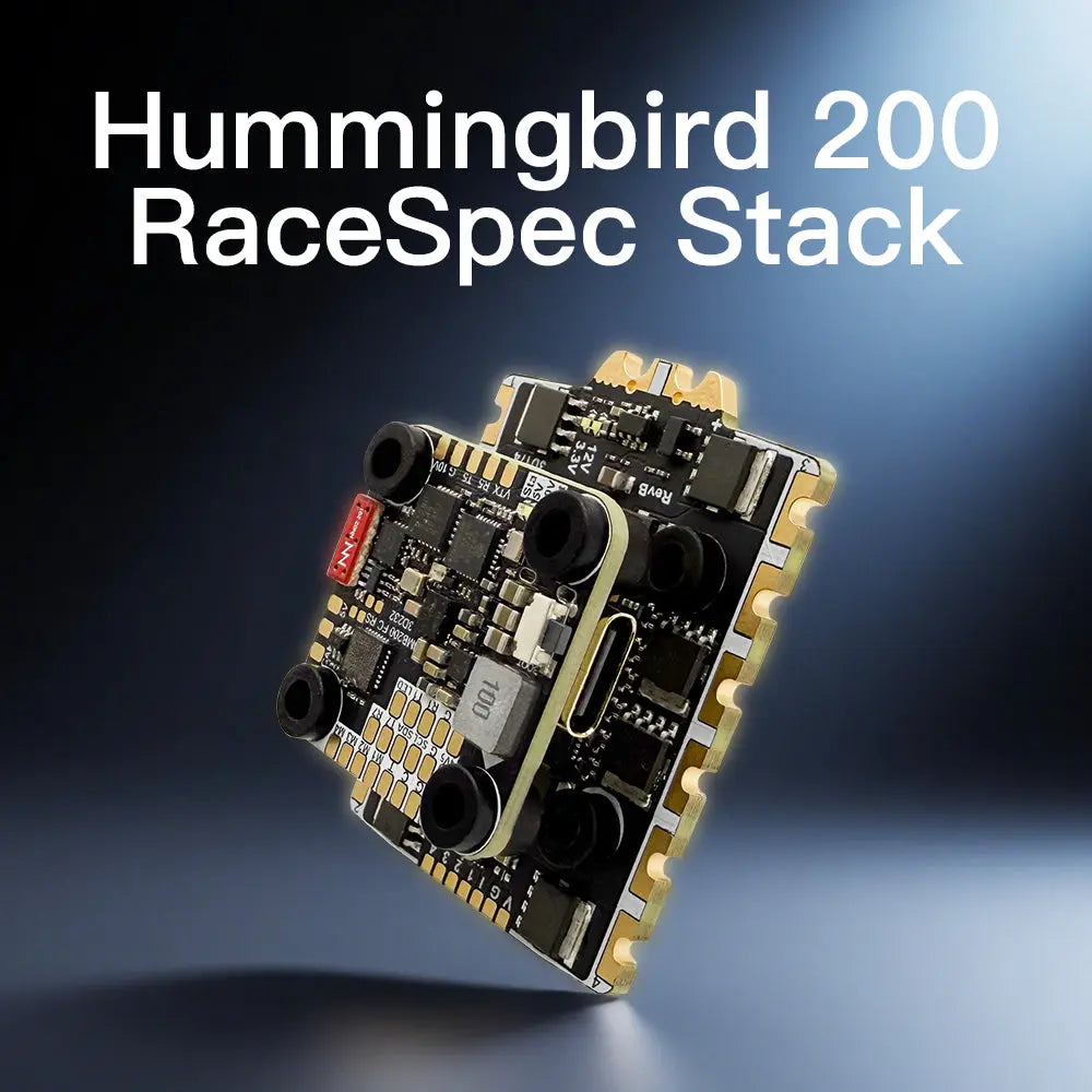 Hummingbird 200 RaceSpec Stack 20x20mm – ELRS FC + 80A AM32 ESC