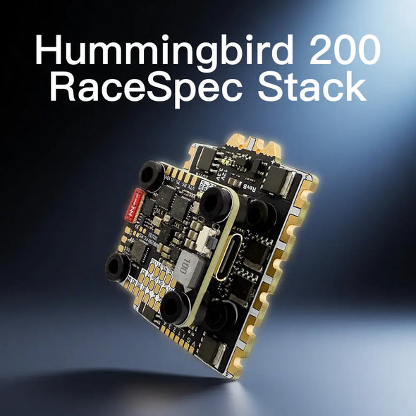 Hummingbird 200 RaceSpec Stack 20x20mm – ELRS FC + 80A AM32 ESC