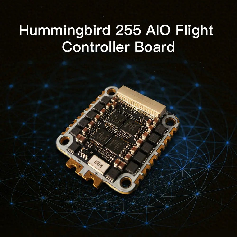 435fab Flight Control Rack Hummingbird 255 AIO Flight Controller AT32F435 AM32 50A 3-6S – NewBeeDrone