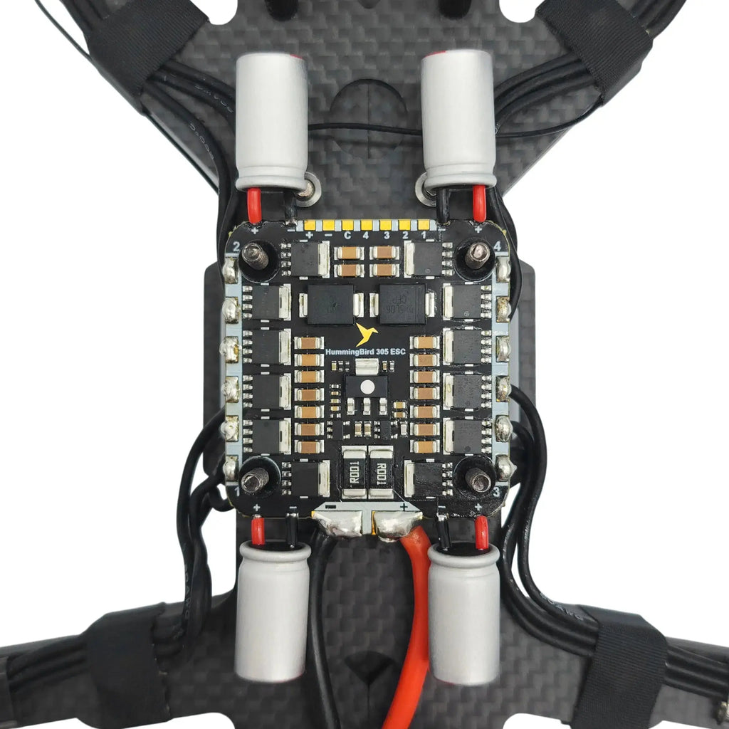 Hummingbird 305 4in1 ESC 80A 2-8S AM32 30x30 Built for Durability & Reliability NewBeeDrone