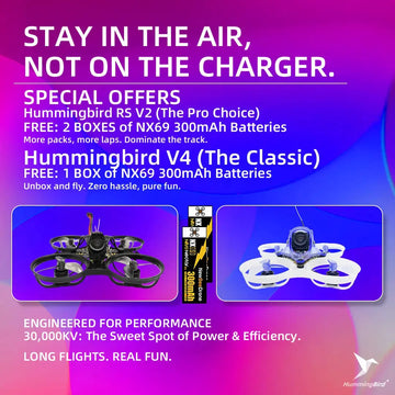 Hummingbird Whoop RaceSpec V2 BNF – The Ultimate Racing Whoop Hummingbird