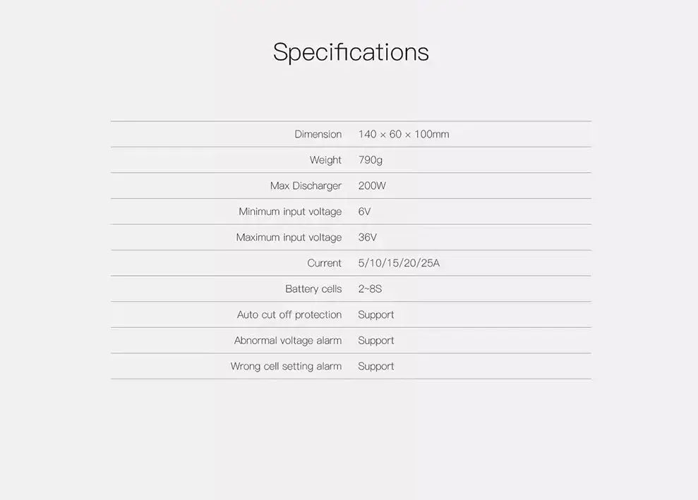 ISDT FD-200 Smart Discharger,200W 25A Wireless APP Control Discharger for 2-8S Batteries - NewBeeDrone