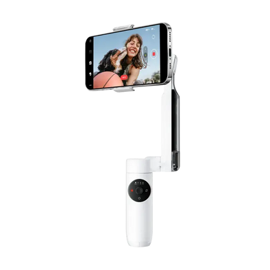 Insta360 Flow AI-Powered Smartphone 3-Axis Gimbal Summit White Color - NewBeeDrone