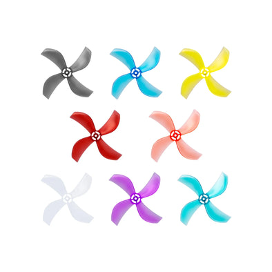 NewBeeDrone Azi (Quad Blade) Micro Propellers 31mm -1.0mm Shaft (4CCW+4CW) - NewBeeDrone