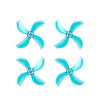 NewBeeDrone Azi (Quad Blade) Micro Propellers 31mm -1.0mm Shaft (4CCW+4CW) - NewBeeDrone